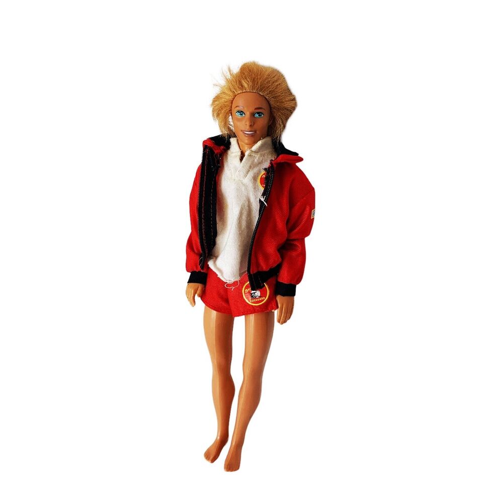 Mattel Barbie Baywatch Ken Doll Blonde 1997 12"